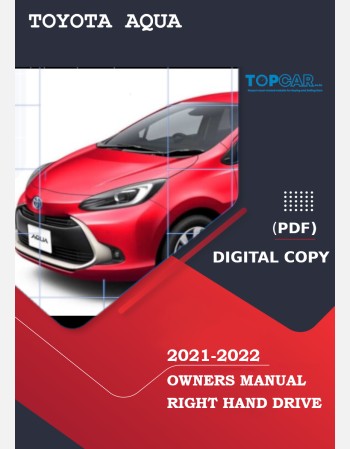 toyota aqua hybrid 2021-2022 owners manual
